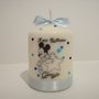Candela candele confezione topolino maschio nascita segnaposto portaconfetti nome decorazioni personaggi cartoni fiocco
