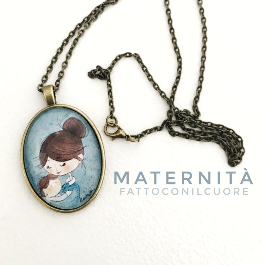 Mecool Collana Lunga Donna Con Ciondolo Cerchio – Acrilico Nero, Stile Bohémien, Vintage, 88 Cm