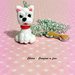 Collana west highland terrier in fimo, argilla polimerica, westie kawaii miniature idee regalo compleanno, animali personalizzabile