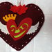 San Valentino cuore idea regalo rosso fatto a mano 