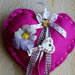 San Valentino idea regalo cuore  pannolenci chiave fiore gufo fiocco amore