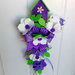 casetta handmade feltro fuoriporta fiori decorazione parete misshobby.com doni e bomboniere pannolenci regalo natale