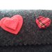 Cuoricini da regalare a San Valentino-Portafoglio/Portatabacco realizzato a mano