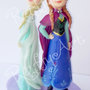 Cake Topper Frozen Anna ed Elsa - vers. 2 (personalizzabile)