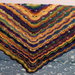 Scialle virus uncinetto lana multicolor poncho 