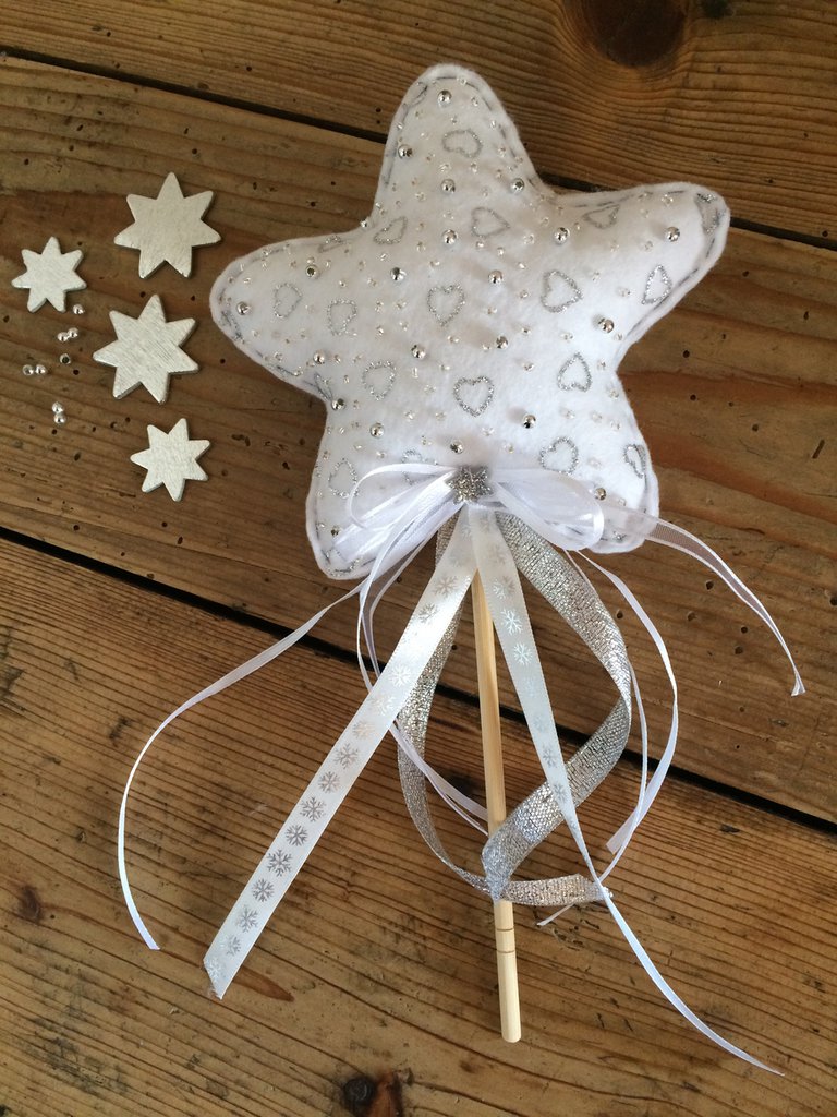 Bacchetta Con Stella Argento E Fucsia - Foto 8