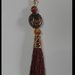 Long necklace brown tassel brown