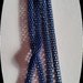 Long necklace blue tassel blue