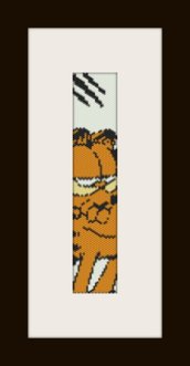 PDF schema bracciale Garfield in stitch peyote pattern - solo per uso personale 