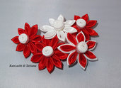 Fiori kanzashi per capelli 4