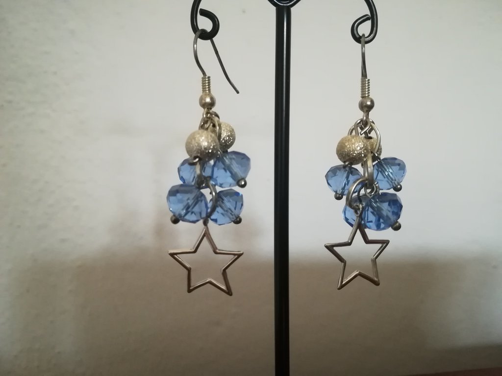 Orecchini A Monachella In Argento Sterling Druzy: Argento Brillante, 12 Mm - Italia - Foto 11