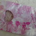 25 bustine plastica bianche con rose15x9 cm.
