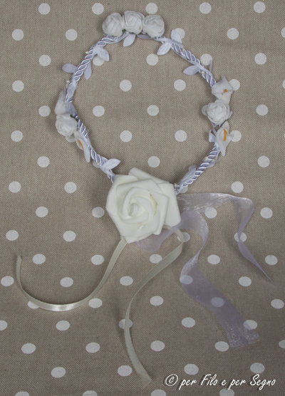 Coroncina con fiori da cerimonia Coroncina con fiori da cerimonia