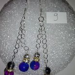 Orecchini Lunghi Pendenti Donna - Goccia Con Perle E Zirconi, Stile Boho - Nuovi