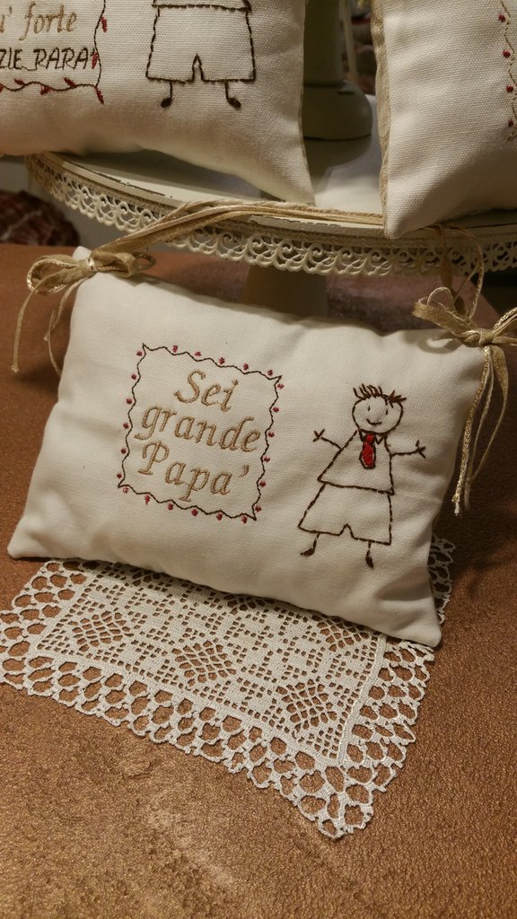 Cuscino Personalizzato Con Foto 38x38 Cm - Stampa Su Cuscino In Cotone E Raso, Idea Regalo Per Festa Del Papà, Compleanno, Anniversario