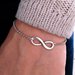 Bracciale infinito argento