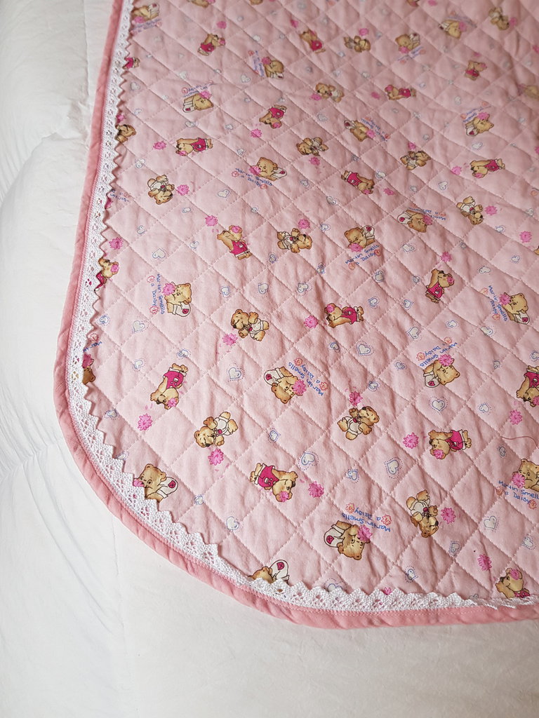 Lotto 100 Scarti Di Tessuto Trapuntato Patchwork Quadrati Di - Foto 4