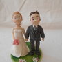 Cake topper personalizzato sposi