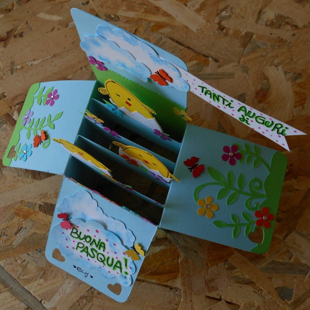 Biglietto Di Pasqua Divertente 'I'm Back Baby And I Brought Chocolate' | Cartolina Inglese Con Busta | FSC 350 G/m² | Prodotto Nel Regno Unito