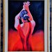 "Flamenco, Olè" dipinto a olio su tela