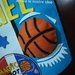 targa - fuori porta per cameretta per bambini modello sport - basket