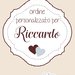 inserzione riservata per riccardo