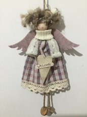 Bambola decorativa con messaggio 