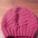 cappello lana bordeaux