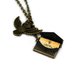 Collana harry potter ciondolo civetta con lettera ammissione hogwarts 