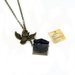 Collana harry potter ciondolo civetta con lettera ammissione hogwarts 