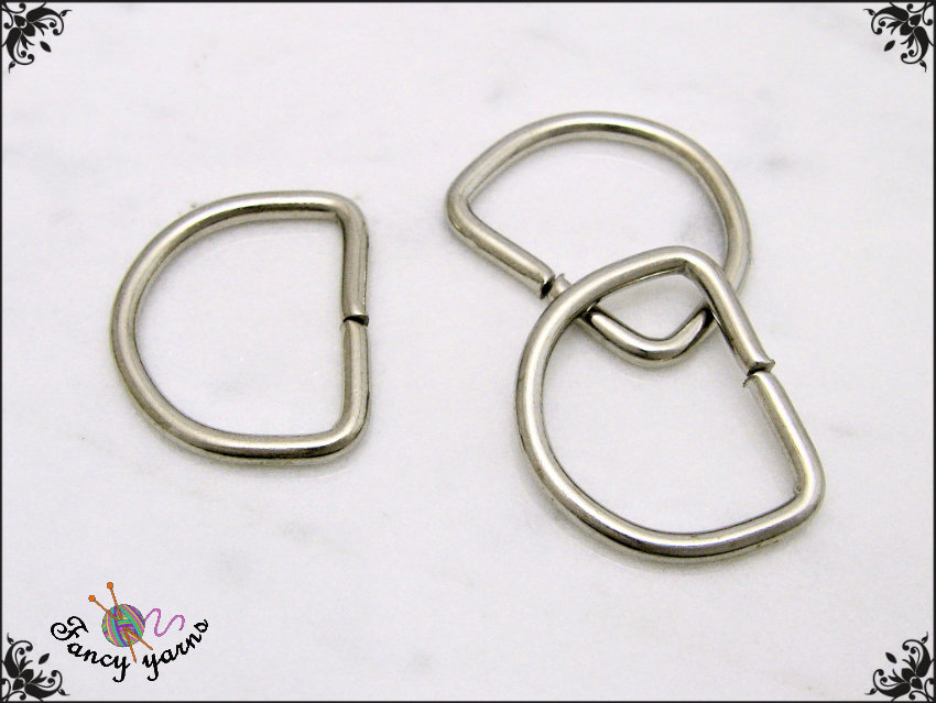 Portachiavi In Metallo Color Argento – Confezione Da 10 Anelli, Diametro 25 Mm, Con Catenella Di 2,3 Cm, Spediti Dalla Francia - 4