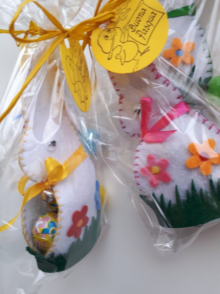 Confezioni Regalo In Feltro A Forma Di Coniglietto Pasquale – 6 Pezzi, Per Soldi, Caramelle O Buoni Regalo, Decorazioni Fai Da Te