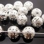 20 Distanziatori perline, divisori, Silver 8mm per collane, orecchini e bracciali