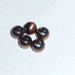 5*5 Perle perline decorative divisori spaziatori BICOLORE Marrone Nero 10 * 8 mm per decorazioni Accessori bigiotteria, orecchini, bracciale 