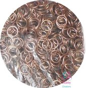 (250 pezzi) Anellini rame antico per bigiotteria 8 mm