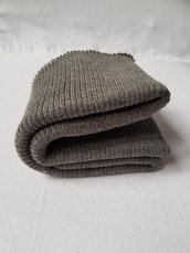 Bordo grigio di maglia alto 8 cm,rifiniture maglioni e felpe,materiali