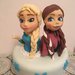 Cake topper Frozen Anna e Elsa