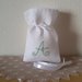 Inserzione riservata n.100 sacchettini tela aida bianca iniziale "A" 