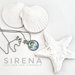 Collana girocollo in acciaio sirena 