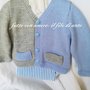 Maglia / giacchino / cardigan bambino / bambina in pura lana merinos 100%