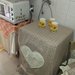 Copri lavatrice stile shabby fatto a mano 