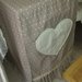 Copri lavatrice stile shabby fatto a mano 