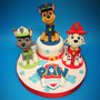 decorazione torta in pasta di zucchero Marshall,Rocky,Chase,Zuma,Skye,Rubble,Everest del cartone Paw patrol ( 1 personaggio)