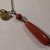 Collana con Pendente in Diaspro Rosso