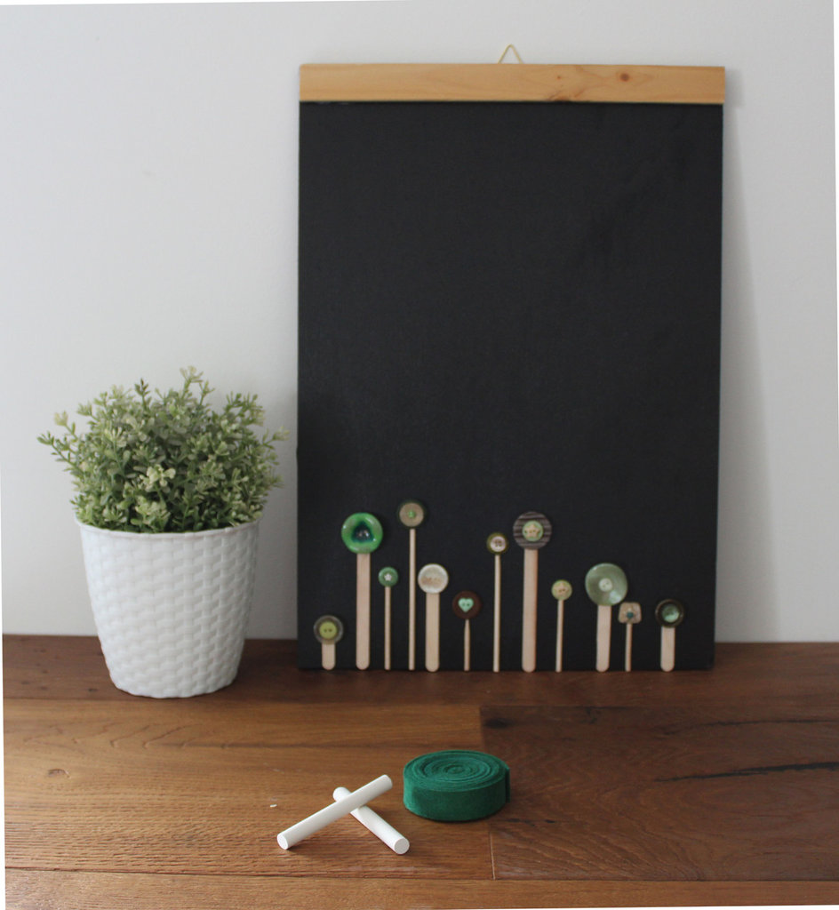 Lavagnetta Promemoria In Legno Con Cuori - Stile Rustico, 38.5x24 Cm - Foto 5