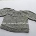 Maglia coprifasce neonato / neonata  in pura lana merinos 