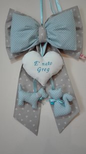 FIOCCO NASCITA AZZURRO FIOCCO NASCITA AZZURRO
