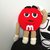 m&m's rosso fatto a mano ad uncinetto, m&m's rosso amigurumi