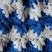 Berretto donna ad uncinetto // Cappello donna misto lana e alpaca // Berretto donna realizzato a mano // Berretto bicolore bianco e blu