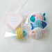 Set di 6 pesci in feltro: bomboniere, calamite, decorazioni e idee regalo per ricordo di un evento o momento speciale